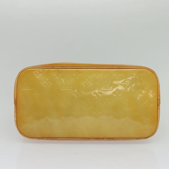 LOUIS VUITTON Monogram Vernis Houston Hand Bag Beige M91004 - Picture 5 of 16